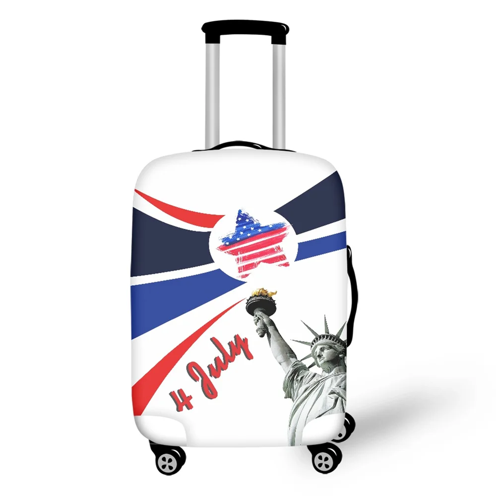 Защитный чехол для багажа с принтом американского флага губ и сердца чехлы на