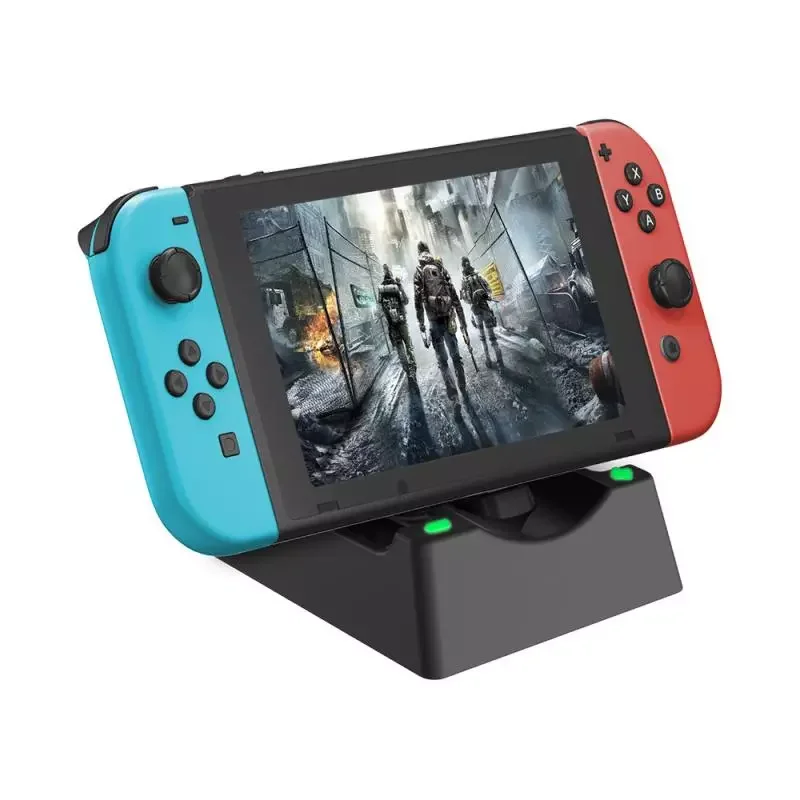 

NEW2023 Joy Con Controller Charger Dock Stand Station Holder OLED NS Joy-Con Game Support Dock Fast Charging
