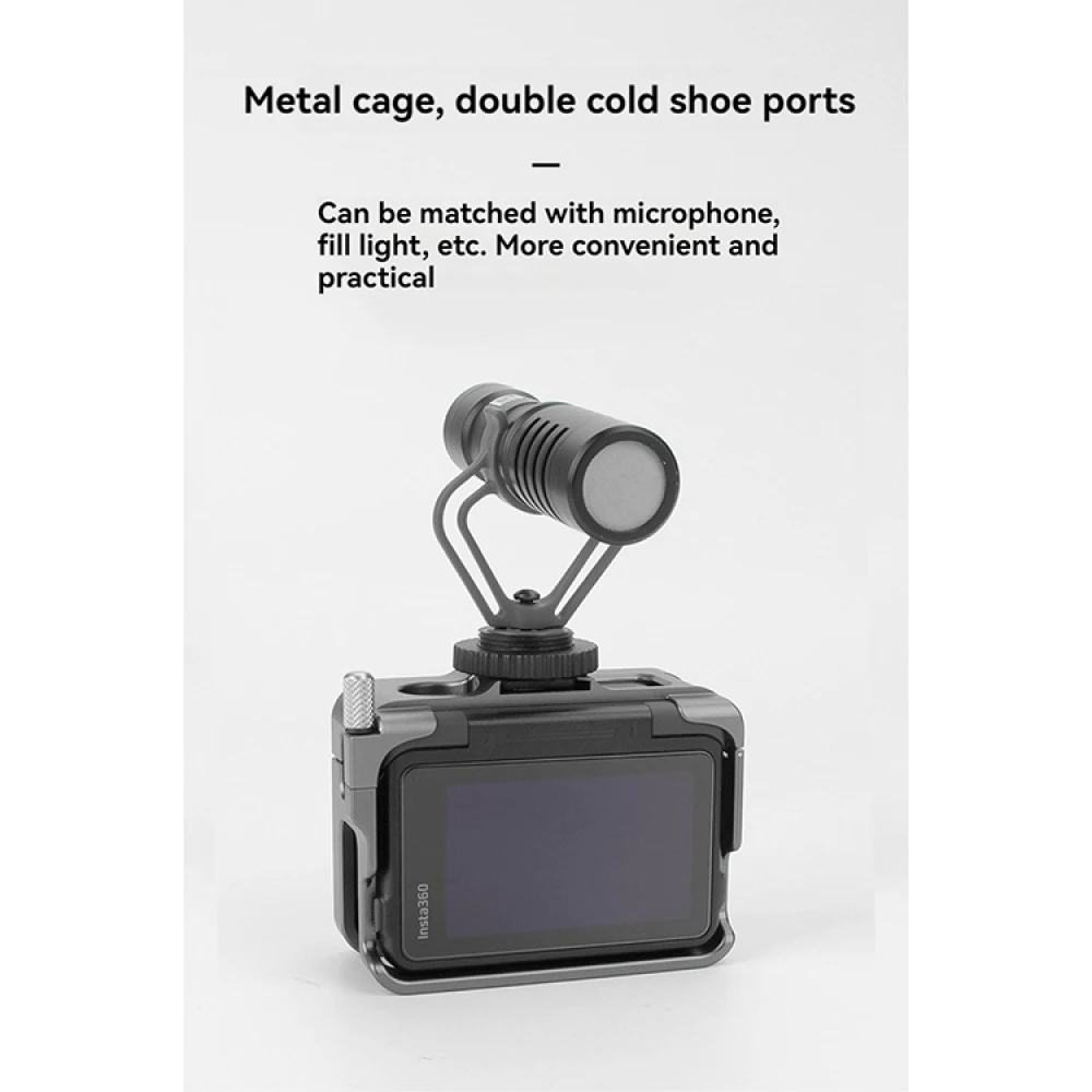 Серебристо-серый универсальный металлический корпус с холодным башмаком для