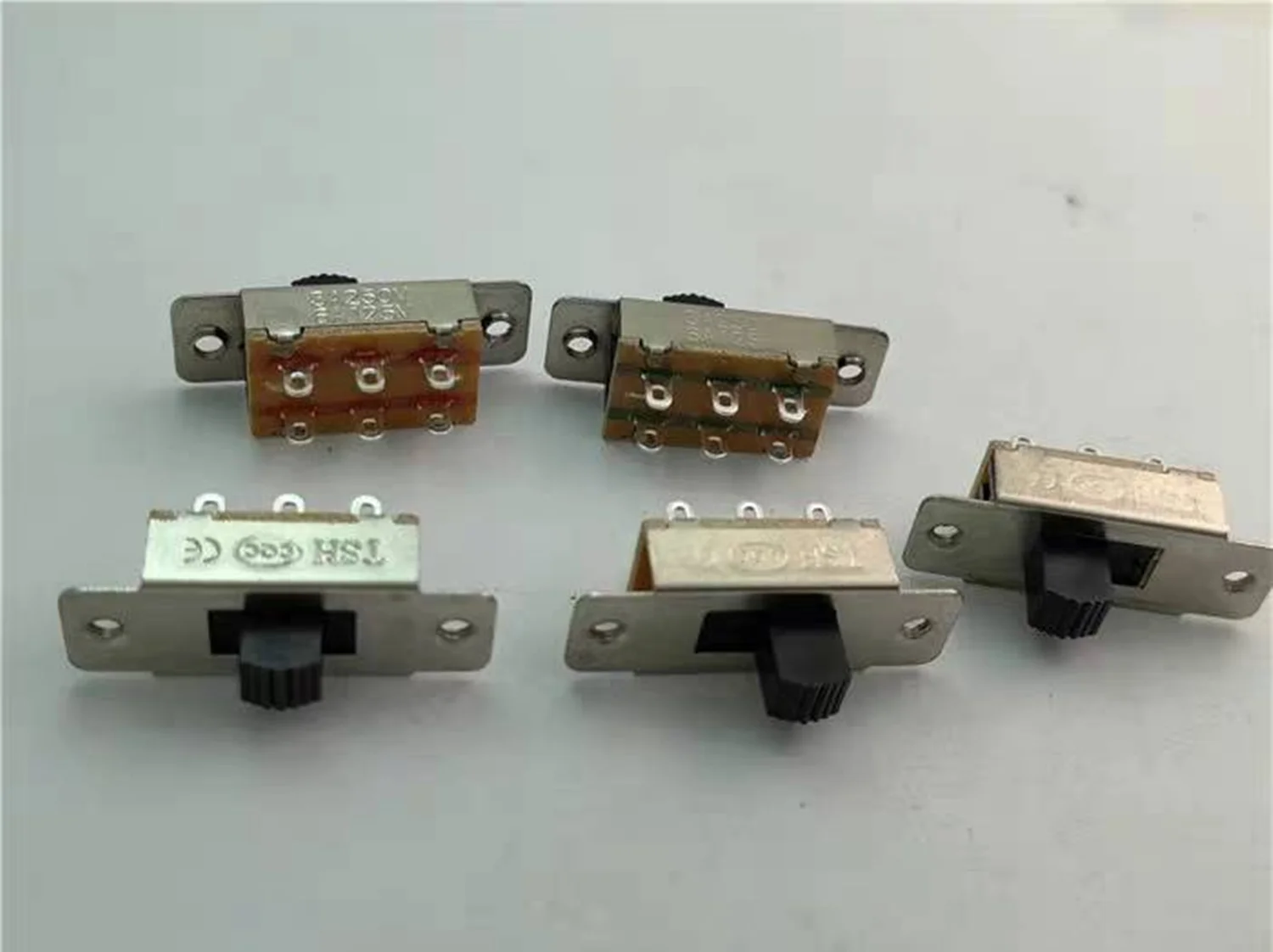 Оригинальный новый 100% TSH 3A250V 6A125V ON-ON 6-контактный тумблер с ручкой