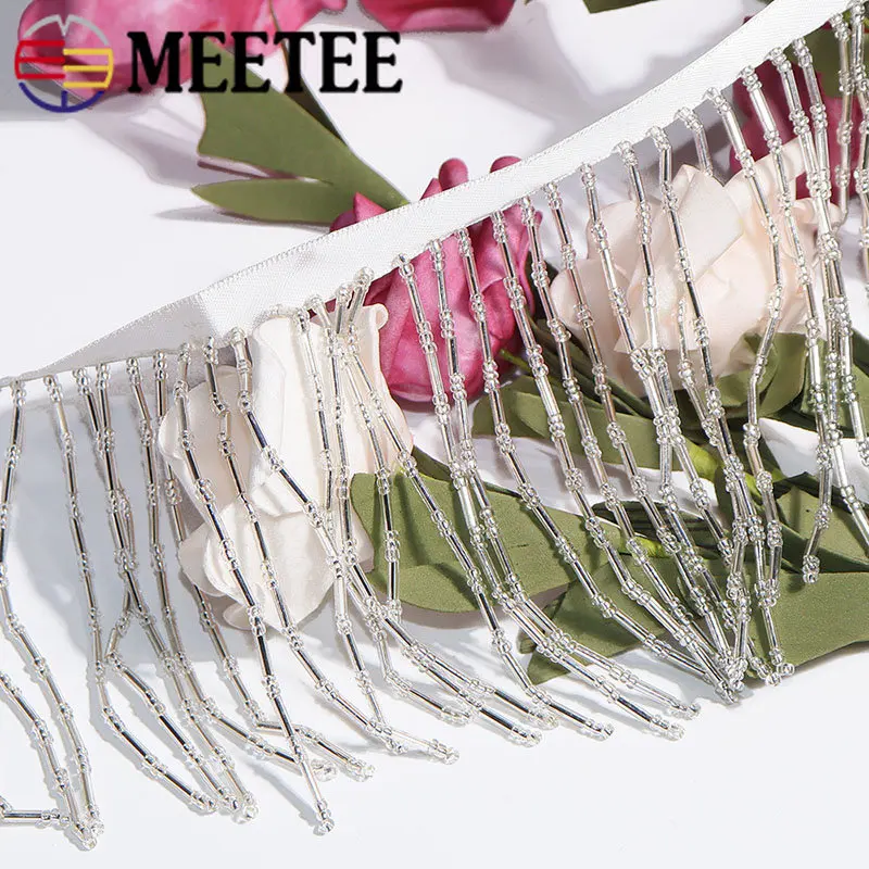 

Ярдов Meetee 10 см Новая кружевная отделка с бахромой лента ручной работы для танцевальных представлений платья занавески декоративные аксессуары