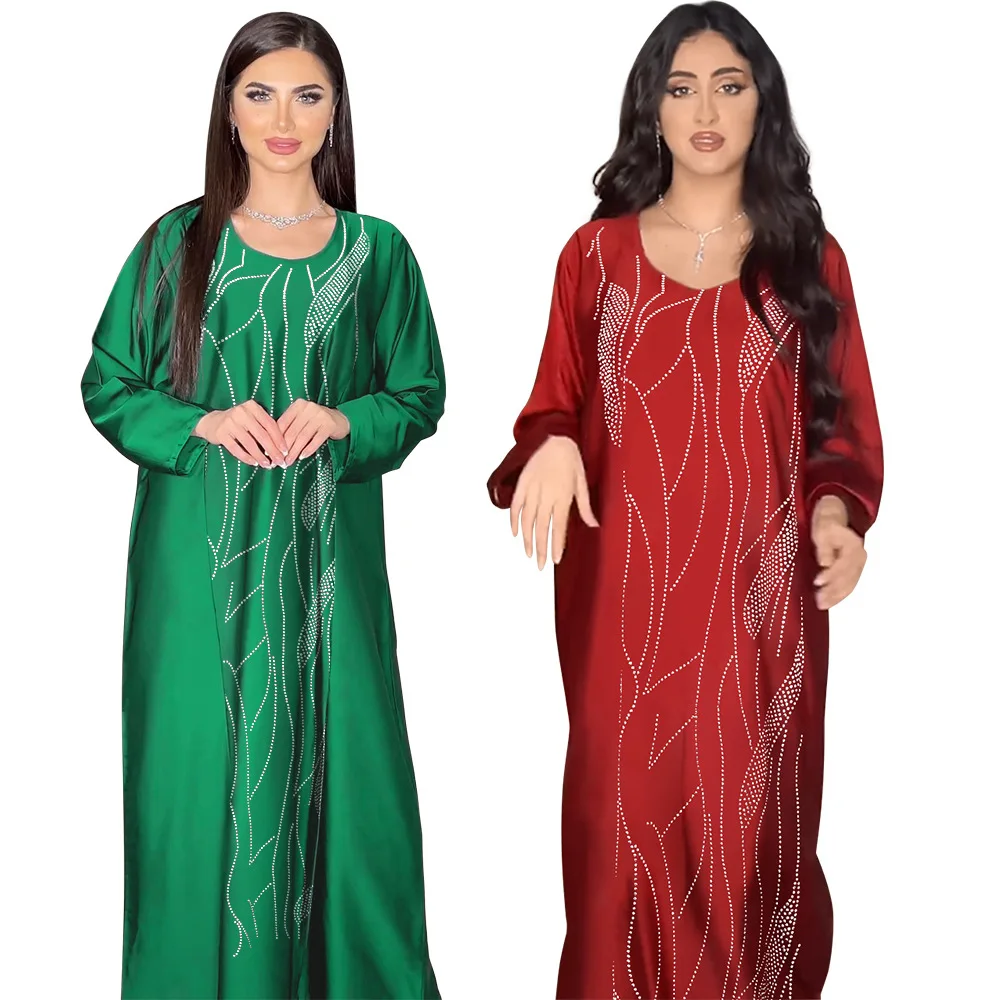 

Eid Elegant Muslim Abaya Dress Women Dubai Arab Turkey Dresses Moroccon Kaftan Islamic India Gown Robe Party Vestido 2023