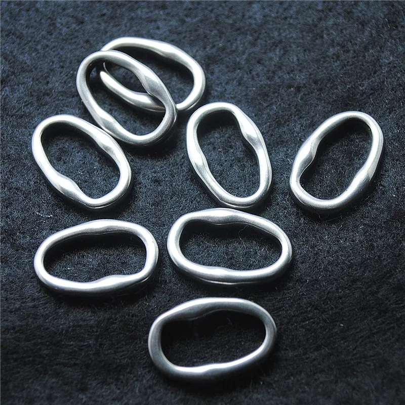 

20PCS New Stainless Steel Connectors For Women Necklace Matching DIY Jewelry Designs 20X13MM Wholesale Price Good Quality