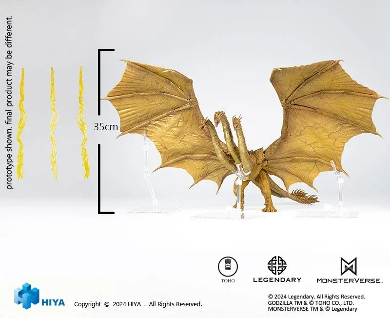 Фигурки героев аниме Hiya Godzilla король монстров King Ghidorah, изысканные базовые коллекционные игрушки, подарок на день рождения (art.: 3920c8141b139) - 3920c8141b139