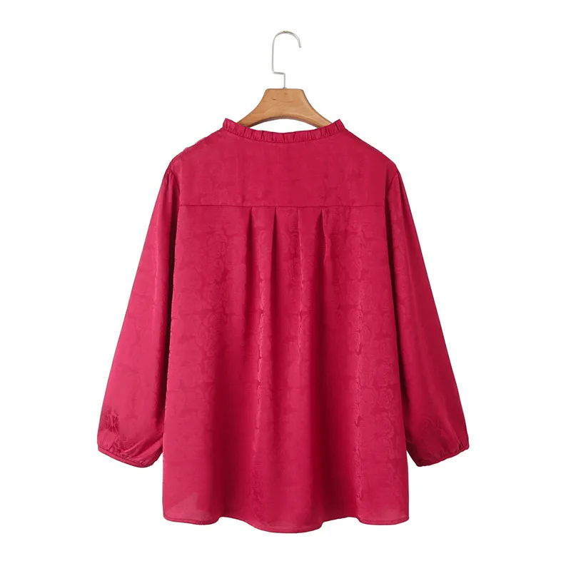 Новый женский весенне - летний пиджак Women 2023 блузка большого размера рубашка с