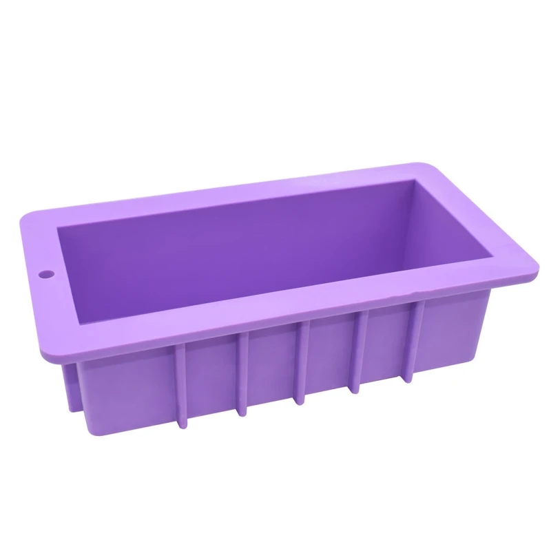 

Rectangular Shape Silicone Mold Mousse Chocolate Fondant Moulds Cake Decoration Baking Gadget Reusable Material for Soap