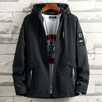 korean style fashion ins style tooling jacket spring and autumn 2022 functional jacket windbreaker men plus size clothes