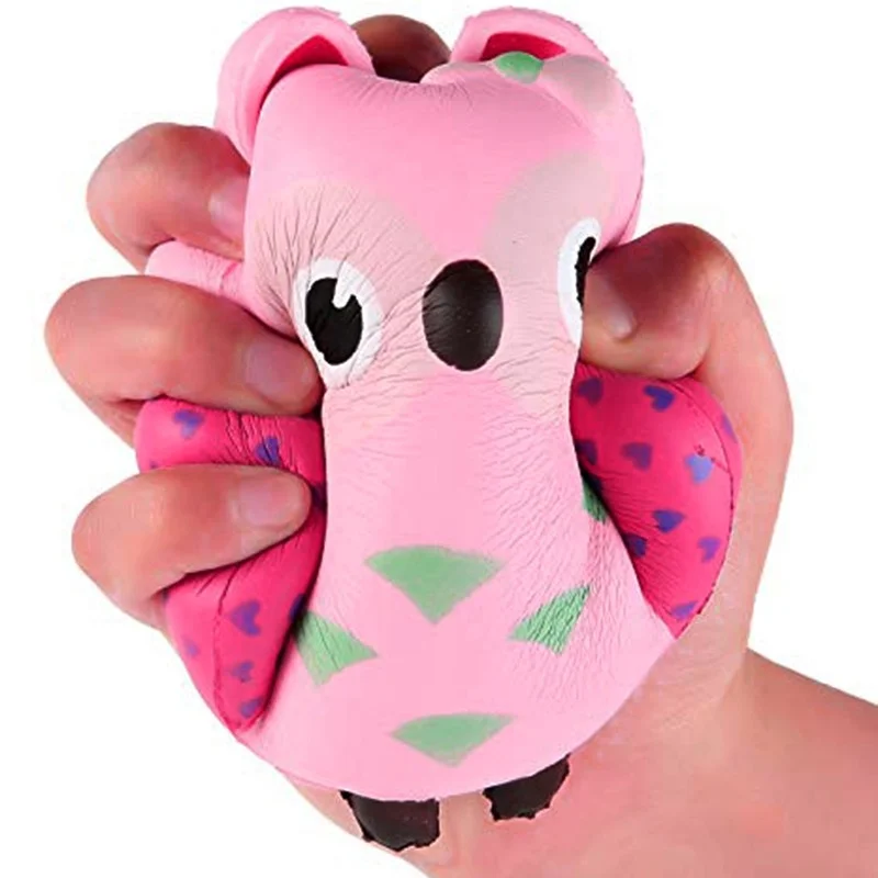 

Kawaii Squishy Cute Pink Cartoon Owl Soft Slow Rising Squeeze Toy Phone Strap Break Kids Adults Anti Stress Squishes