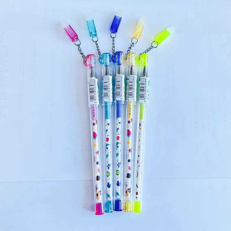 

10Pcs AIHAO 47694 Kawaii Erasable Gel Pen School Office Supplies Stationery Gift 0.5mm Black Blue Ink