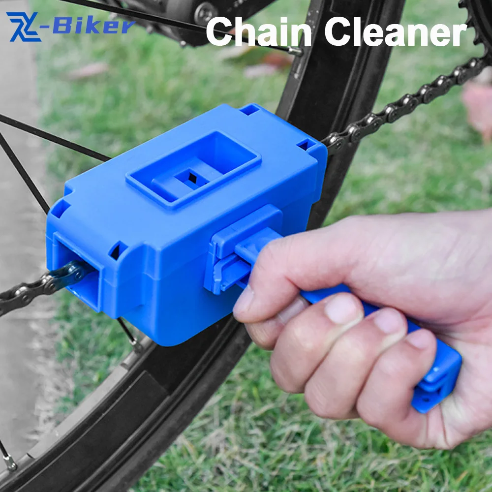 

Скребок для велосипедной цепи, портативный очиститель шестерни цепи, набор инструментов для очистки дорожного и горного велосипеда, очиститель для обслуживания велосипеда