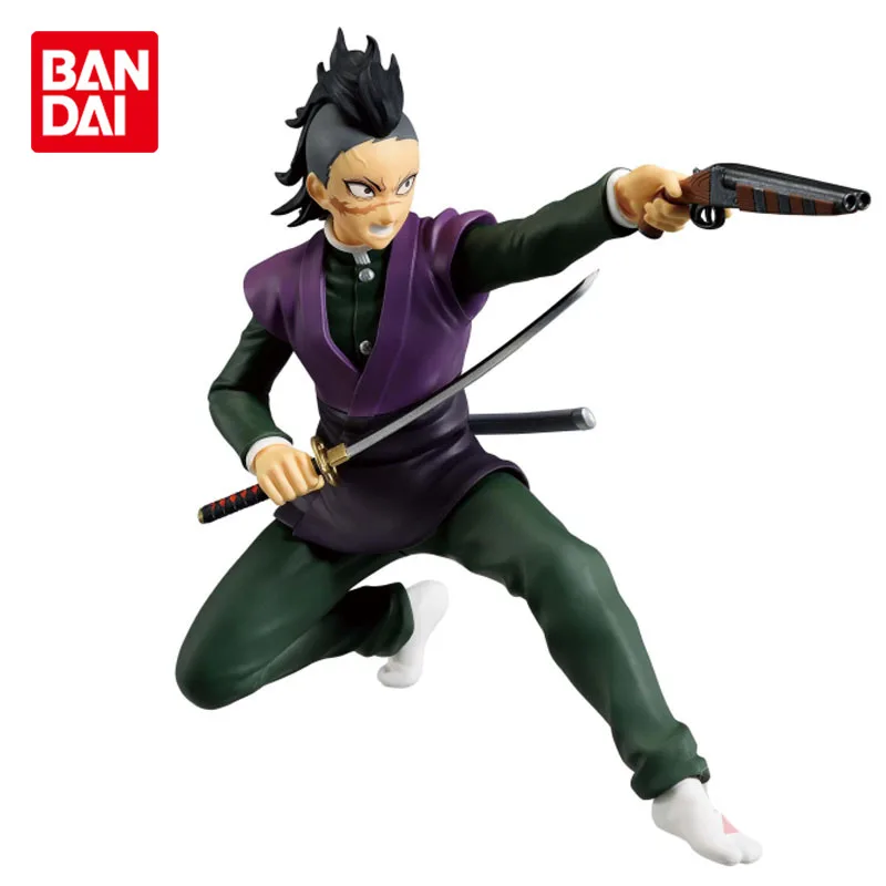

Фигурки героев аниме Bandai, фигурки истребителей демонов, фигурки героев мультфильма Shinazugawa Genya, коллекционные игрушки, подарки для детей
