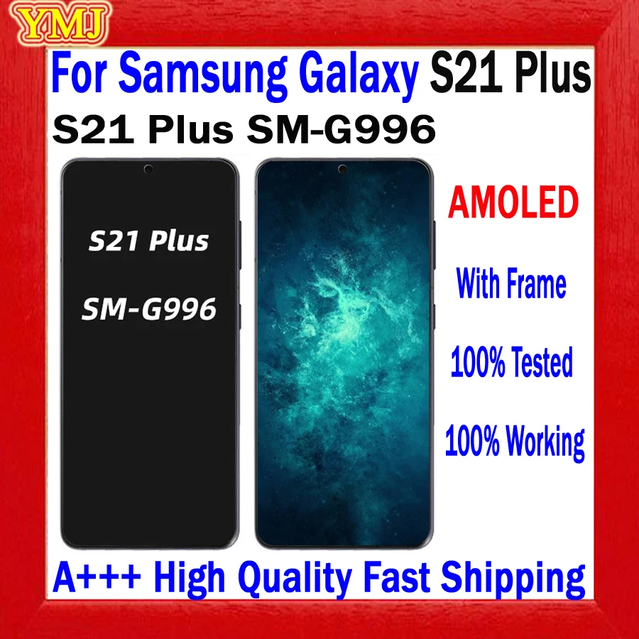 

High Quality New AMOLED For Samsung Galaxy S21 G991&S21 Plus G996&S21 Ultra G998 LCD Display Touch Screen Digitizer Assembly