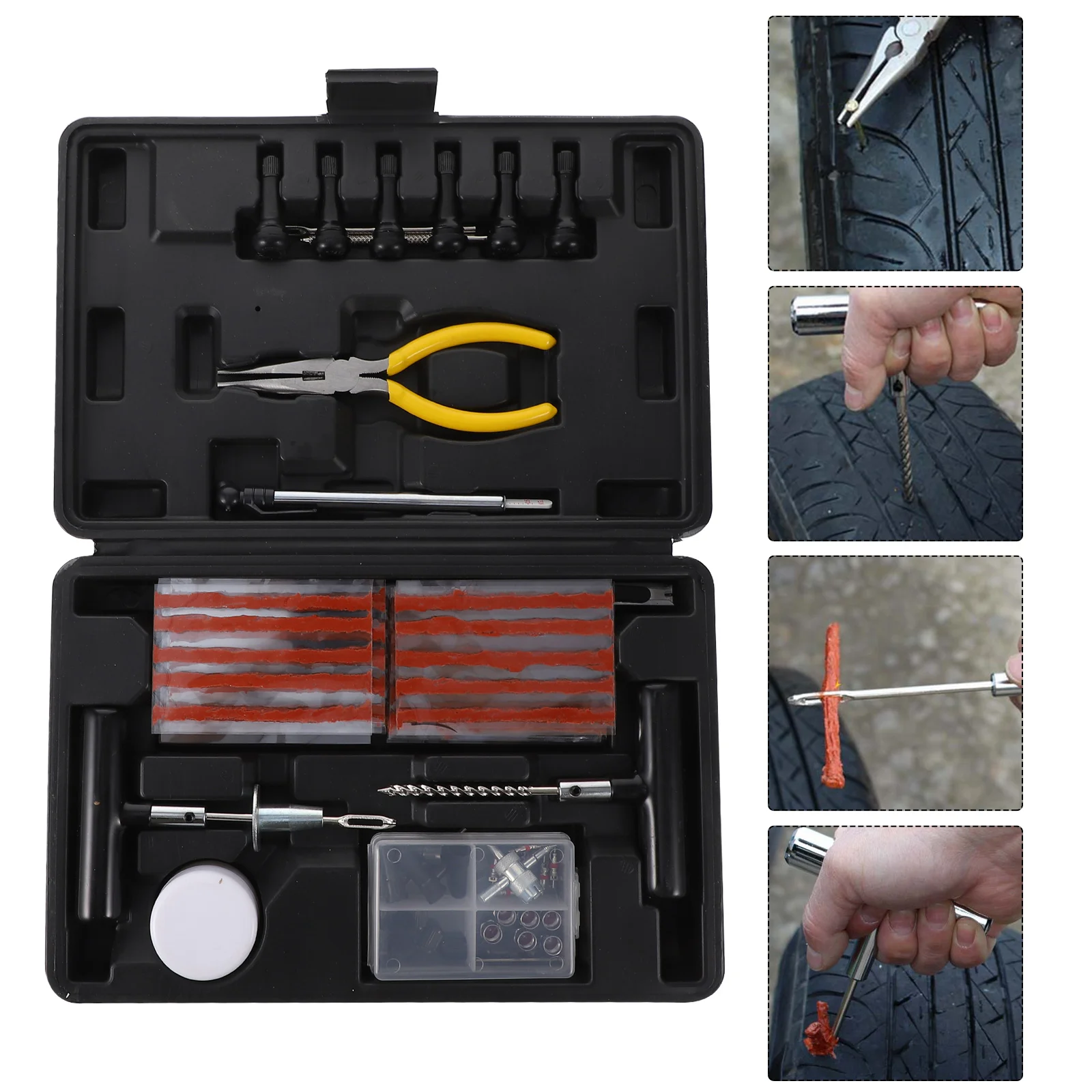 

93pcs/set Tire Repair Device Tire Plug Tire Repair Tools for Car Motorcycle