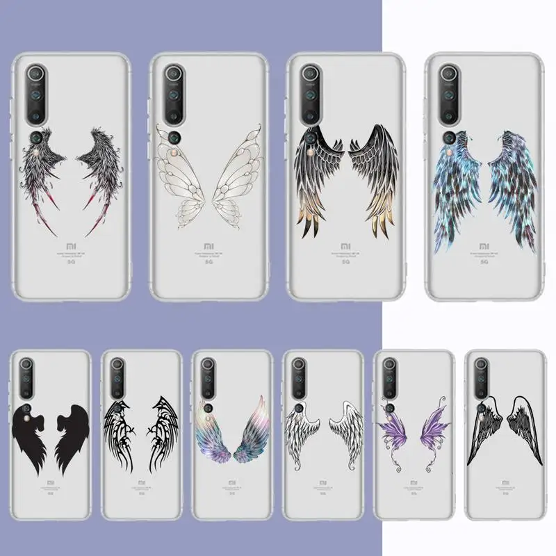 

YNDFCNB Flying Wings Phone Case for Samsung A51 A52 A71 A12 for Redmi 7 9 9A for Huawei Honor8X 10i Clear Case
