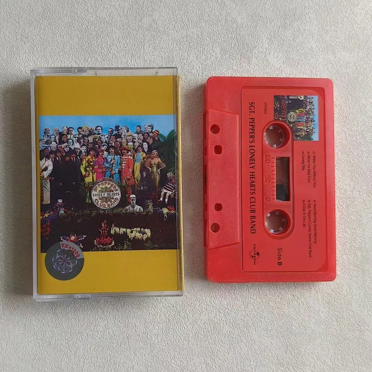 Музыкальная лента Pop Rock George Harrison Sgt Pepper's Lonely Hearts Club Band Альбом Abbey Road 3 шт. Кассеты