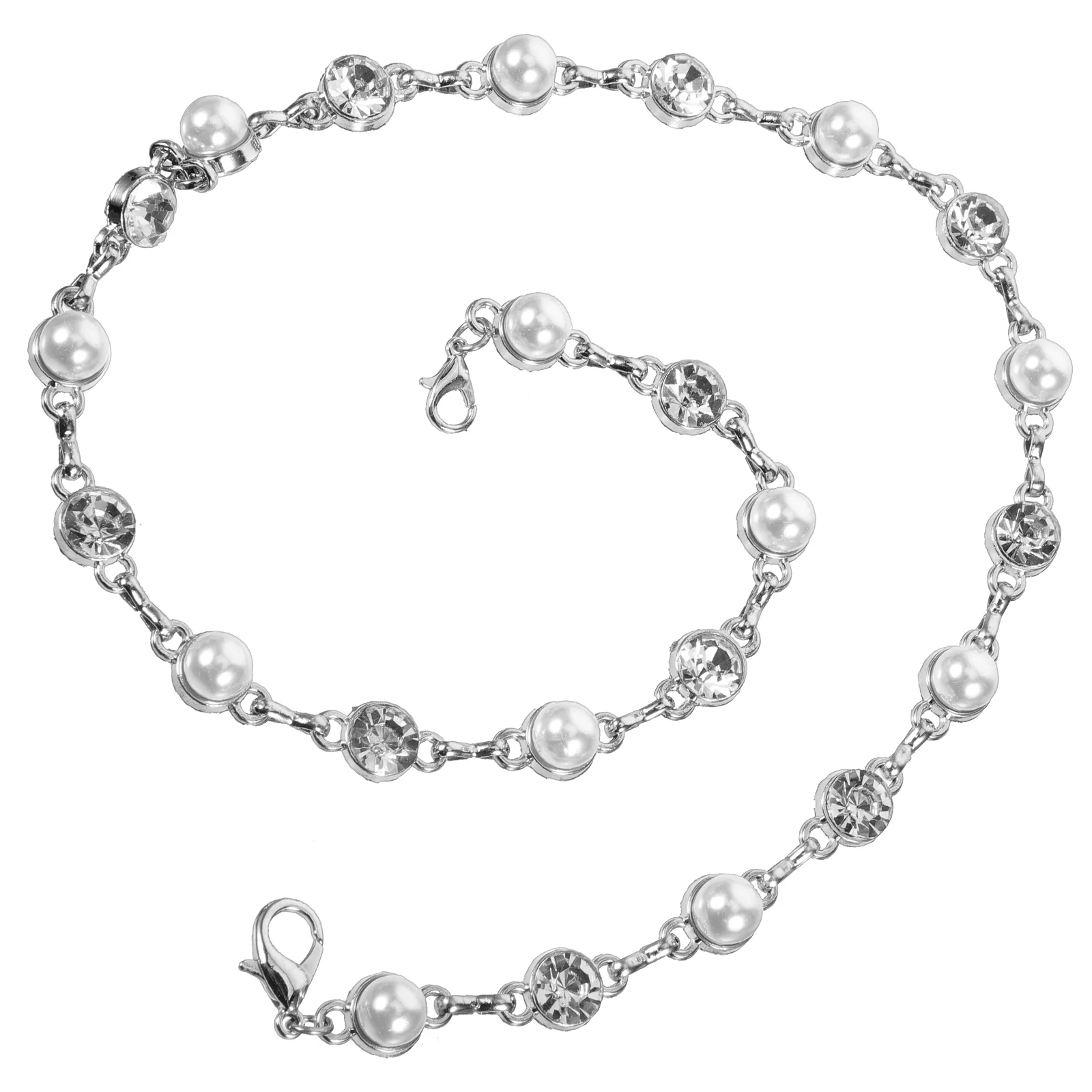 

Rhinestone Chain Crafts Alloy Horse Eye Sparkling Rhinestones DIY Wedding Dress Decor Chains Jewelry