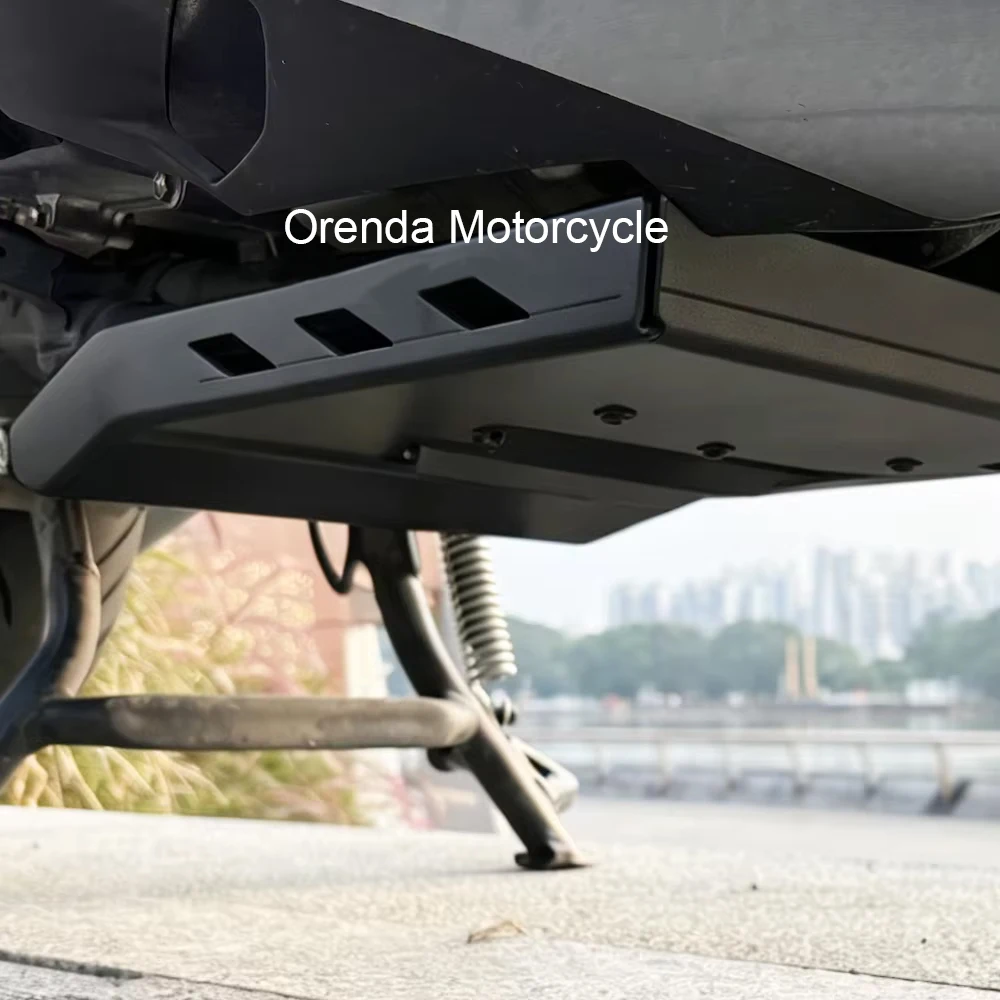 Фото Для Yamaha TMAX560 T-MAX 560 Tech Max 2025- Новые аксессуары для мотоциклов: Нижняя защита двигателя и шасси, защитная пластина, черный комплект №4