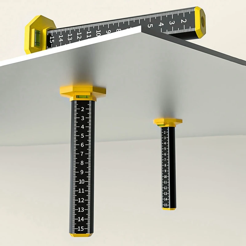 Линейка для потолка и пола измерительная линейка с магнитной основой подвесной