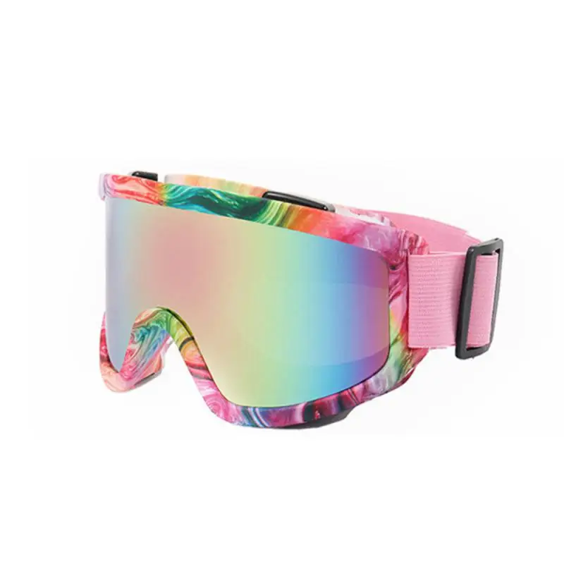 

Pc Heat Cutoff Ski Goggles Windproof Sunglasses Googles Anti-fog Bright Tactical Goggles Skiing Goggles For Men Women Colorful