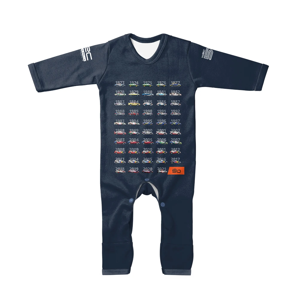 

Baby Rallying printed clothes, round neck long sleeved jumpsuit, oversized Sweatshirt, fashionable, suitable for boys and girls