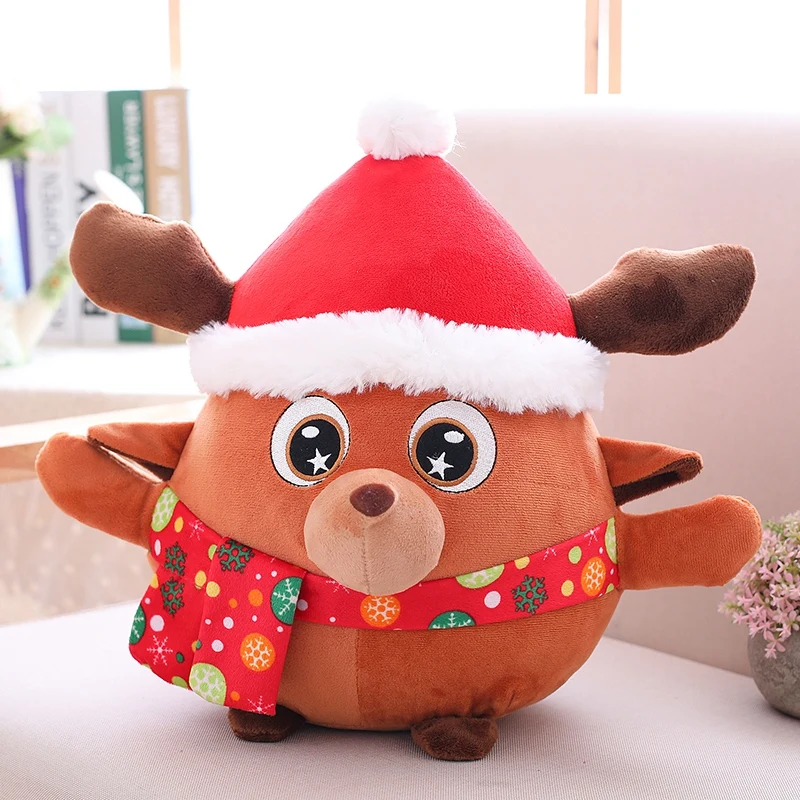 Милая Рождественская серия кукол 25-40 см Санта-Клаус лось плюшевые игрушки