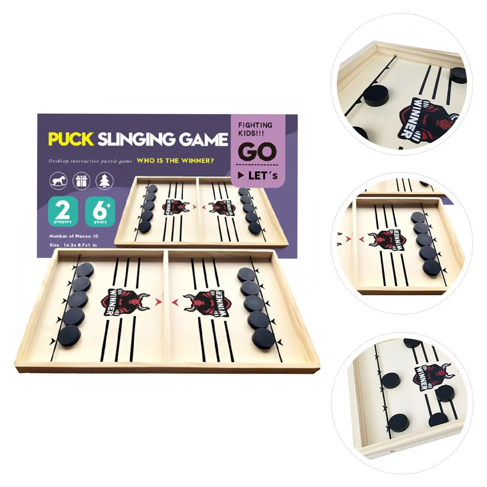 

Практичная катапульта для шахматных сменных игр Quick Sling Puck (деревянный лубриз)