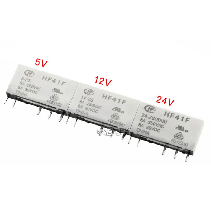 HF41F 005 012 024 -ZS набор преобразователей 5 футов 6 А в 12 В 24 реле стандарта |