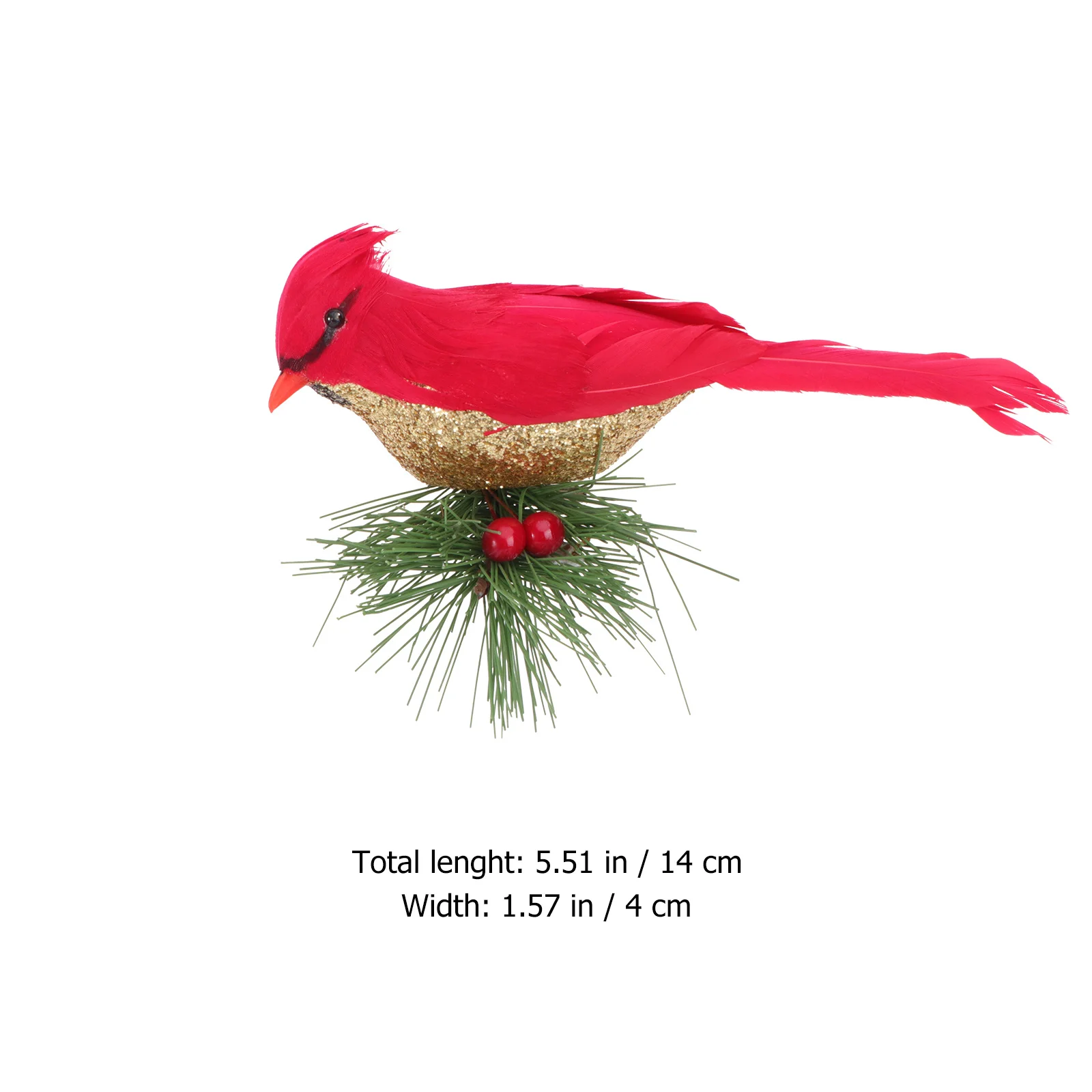 

2 шт., имитация птицы, декор, птицы, садовое украшение для газона, дерева, рабочего стола, домашнего офиса, рождественское украшение