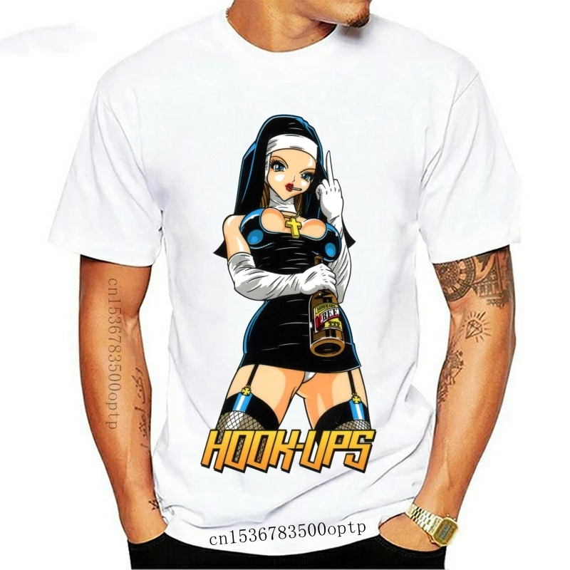 

New Hook Ups Sexy A Nun 2021 T-Shirt For Mens S,M,L,Xl,2Xl Usa Size Oversized Tee Shirt