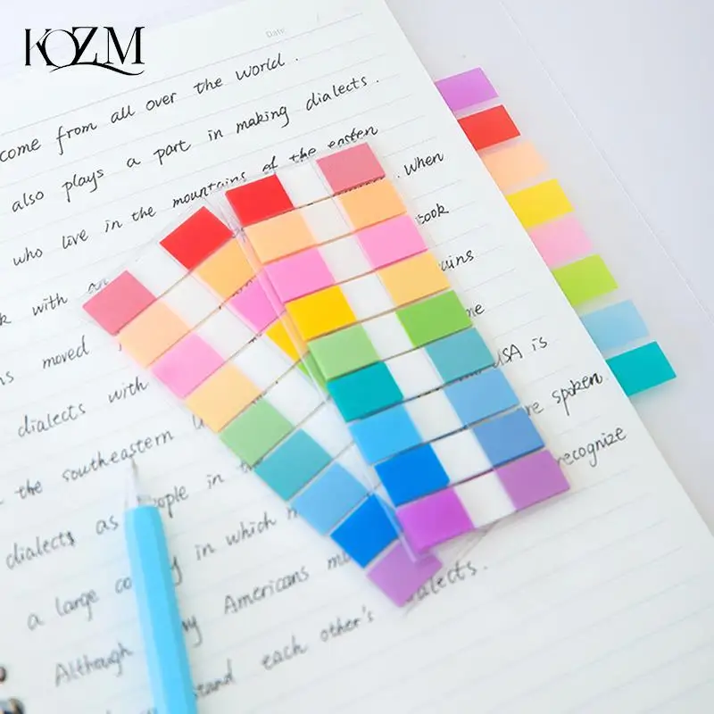 

1Pcs Transparent Sticky Notes Page Markers Book Tabs Index Sticky Notes Bookmarks Memo Pad Notepad Stickers Stationery