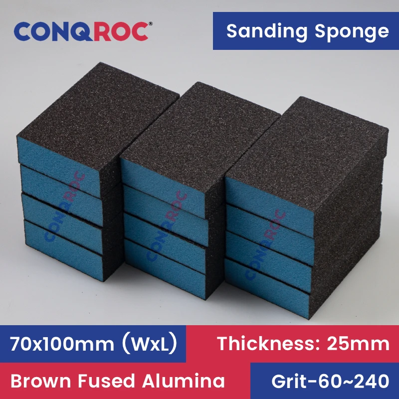 

Шлифовальные губки CONQROC 12 шт., зернистость 60~240