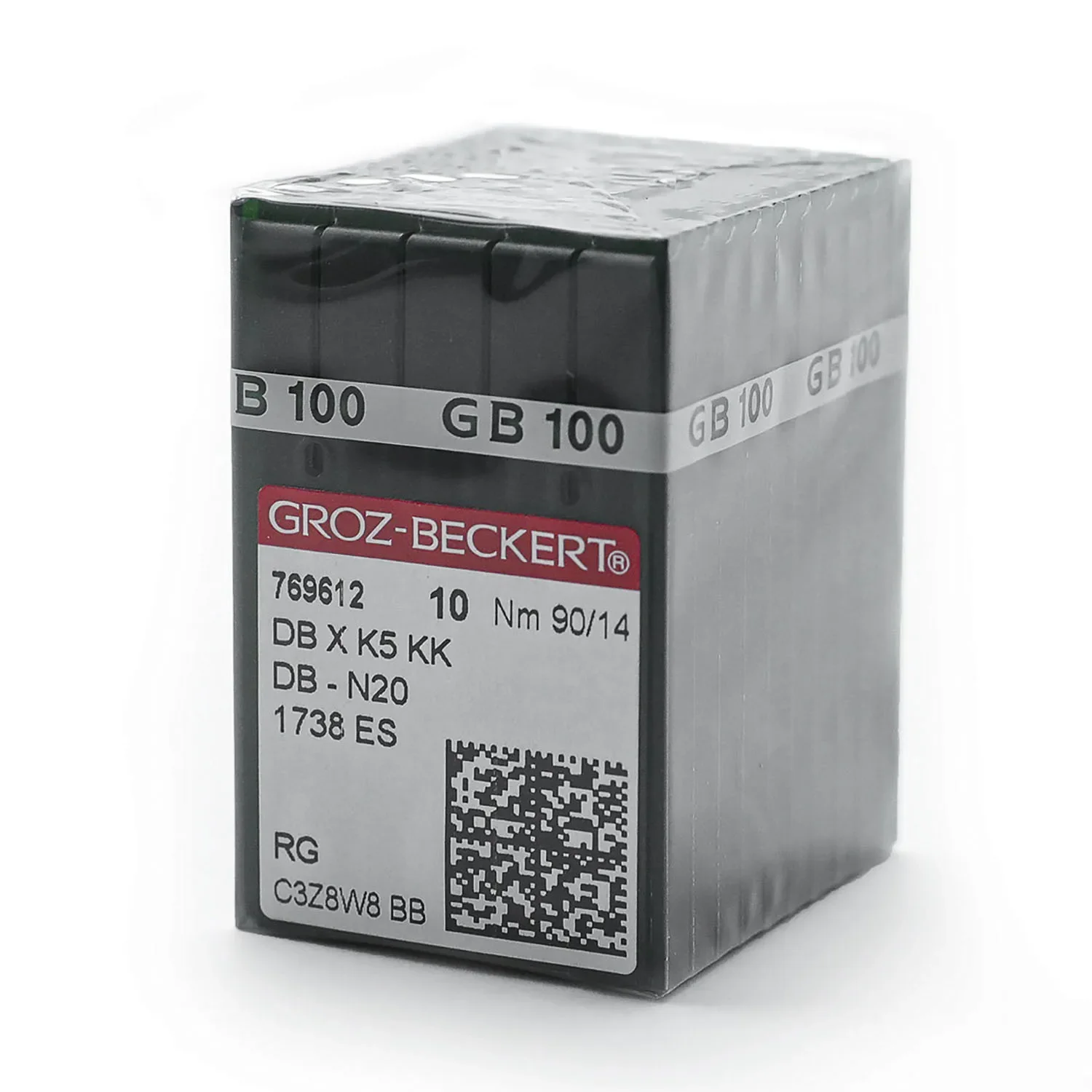 (100 шт.) DBXK5 KK Голки для вышивания Groz-Beckert для 3D-вышивания 1738 KK, DB-N20 (Point RG) (art.: 3920cd6384bee) - 3920cd6384bee