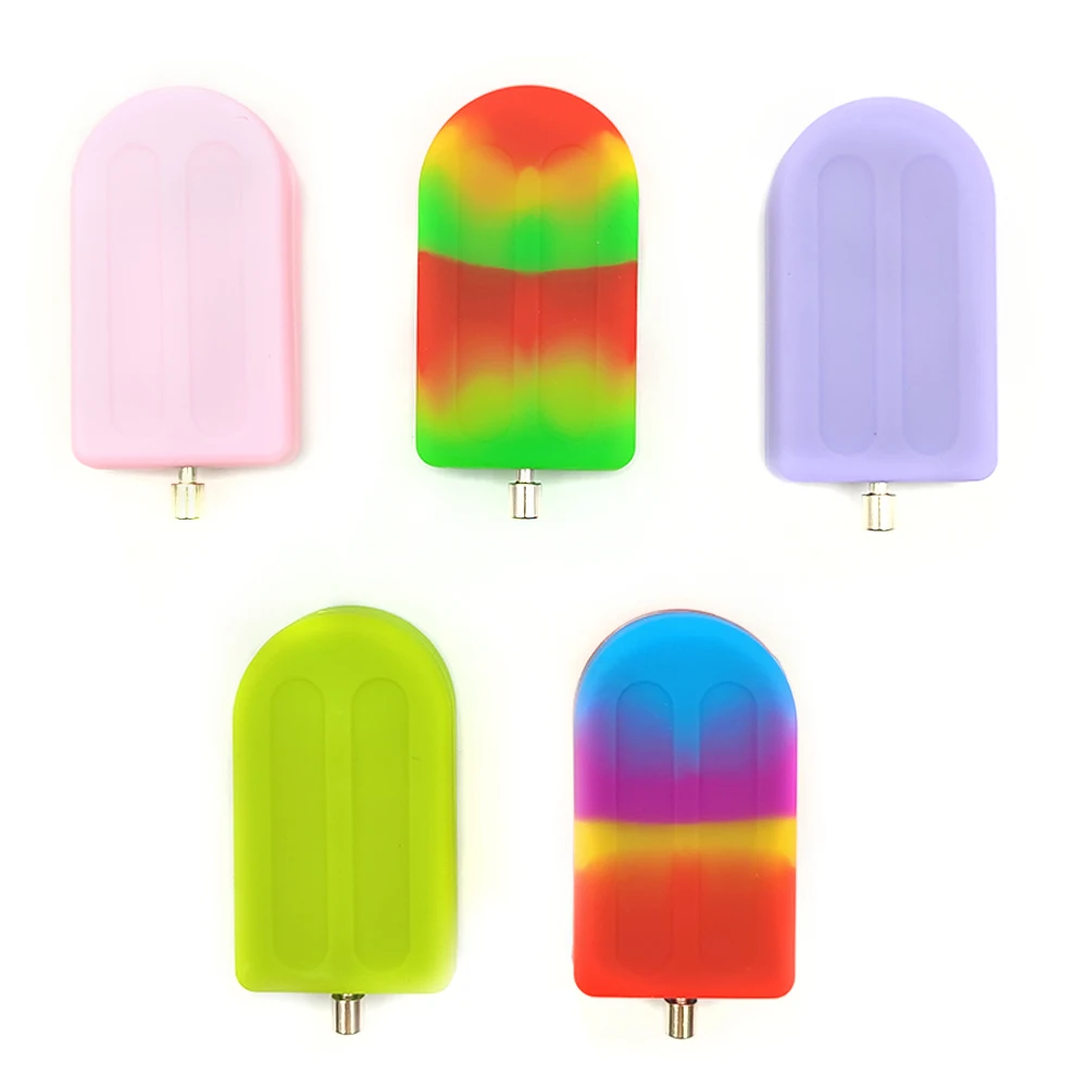

20Pcs Silicone Jar Ice Cream Non-stick Jars Wax Container Oil Storage Box Smoking Accessories Makeup Case Cosmetic Bottle Cream