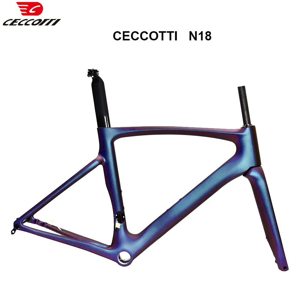 Бренд CECCOTTI RF27 модель цвета хамелеона дисковый тормоз карбоновая велосипедная