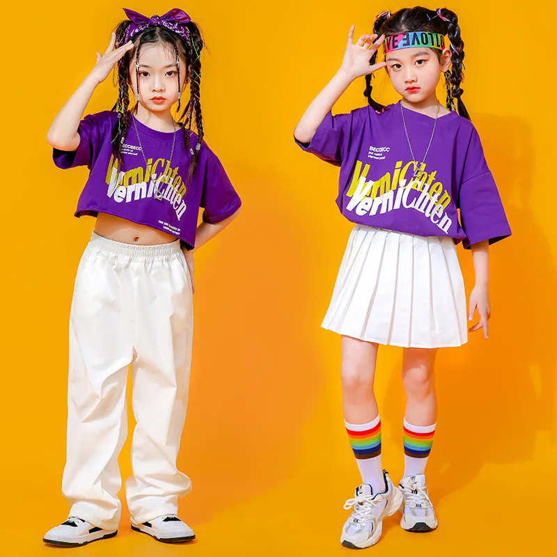 

Футболка и юбка для мальчиков и девочек в стиле хип-хоп