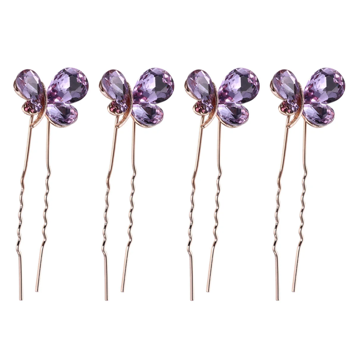 

Hair Weddingstick Rhinestonebarrette U Hairpin Bridal French Shaped Headpiece Girl Headdresswomen Bridemaid Chopstick Barette