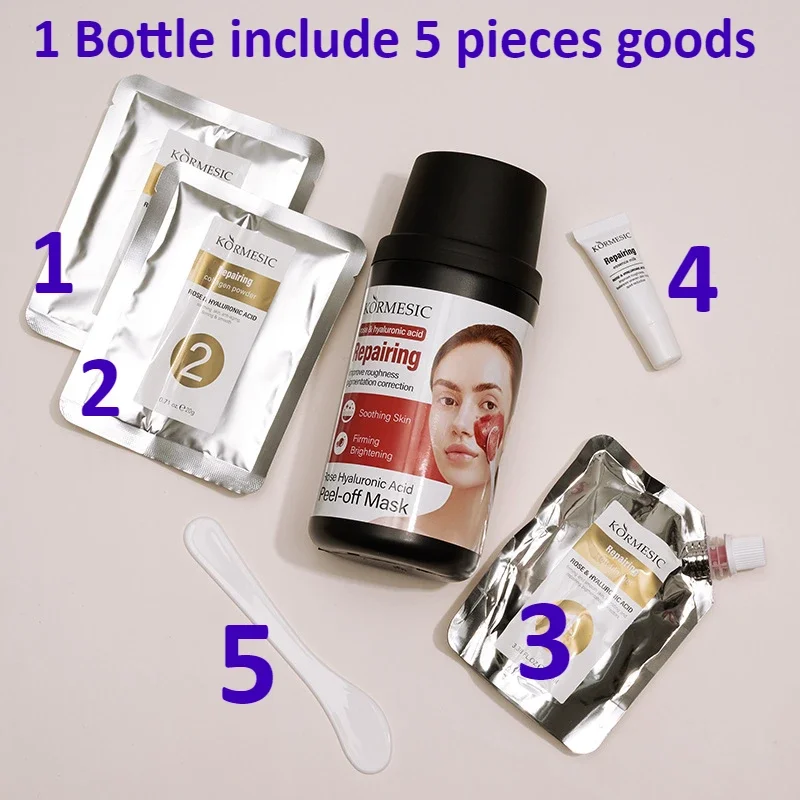 Маска для лица DRMEINAIER с розой и гиалуроновой кислотой