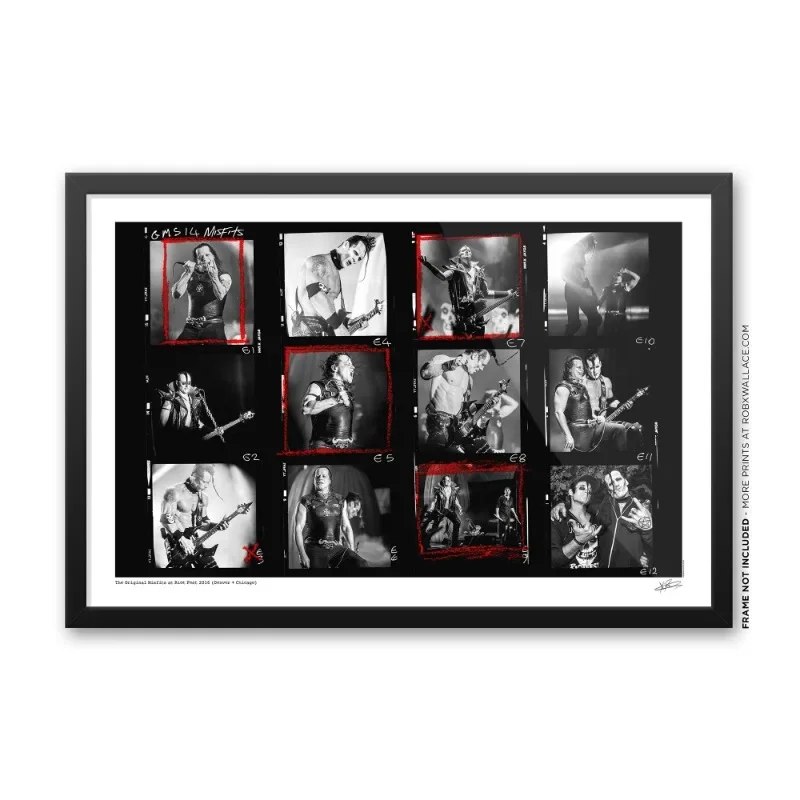 Винтажная музыкальная тема в стиле панк Misfits холст художественная живопись