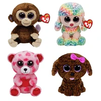 ty beanie boos easter kawaii love bear monkey bow dog plush toy kids soft doll birthday gift for kids 15cm