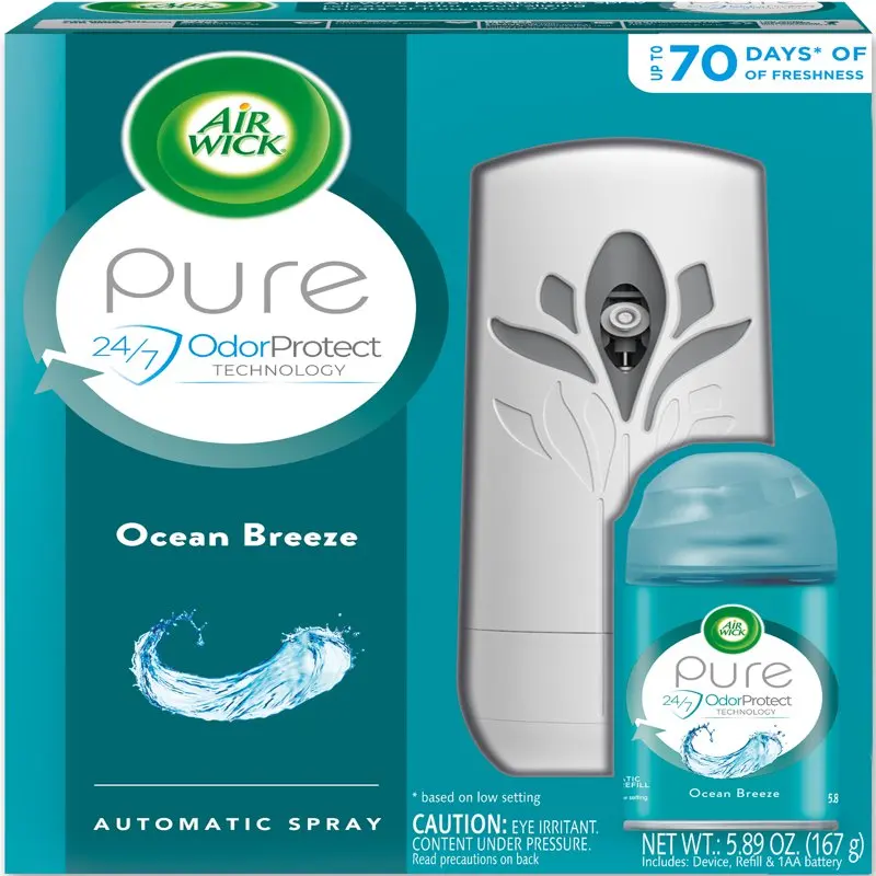 

Automatic Air Freshener Spray Kit, Gadget+Refill, Ocean Breeze