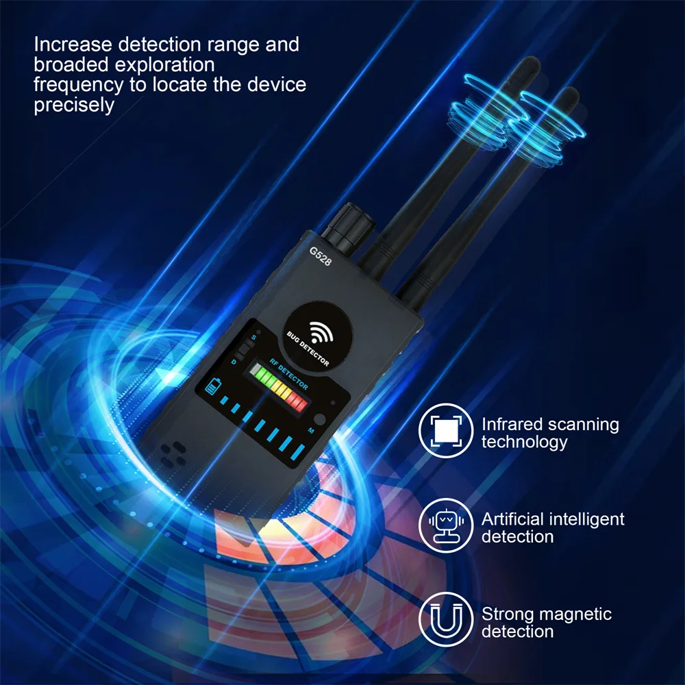 Беспроводной детектор радиочастотного сигнала G528B профессиональный GSM GPS-трекер