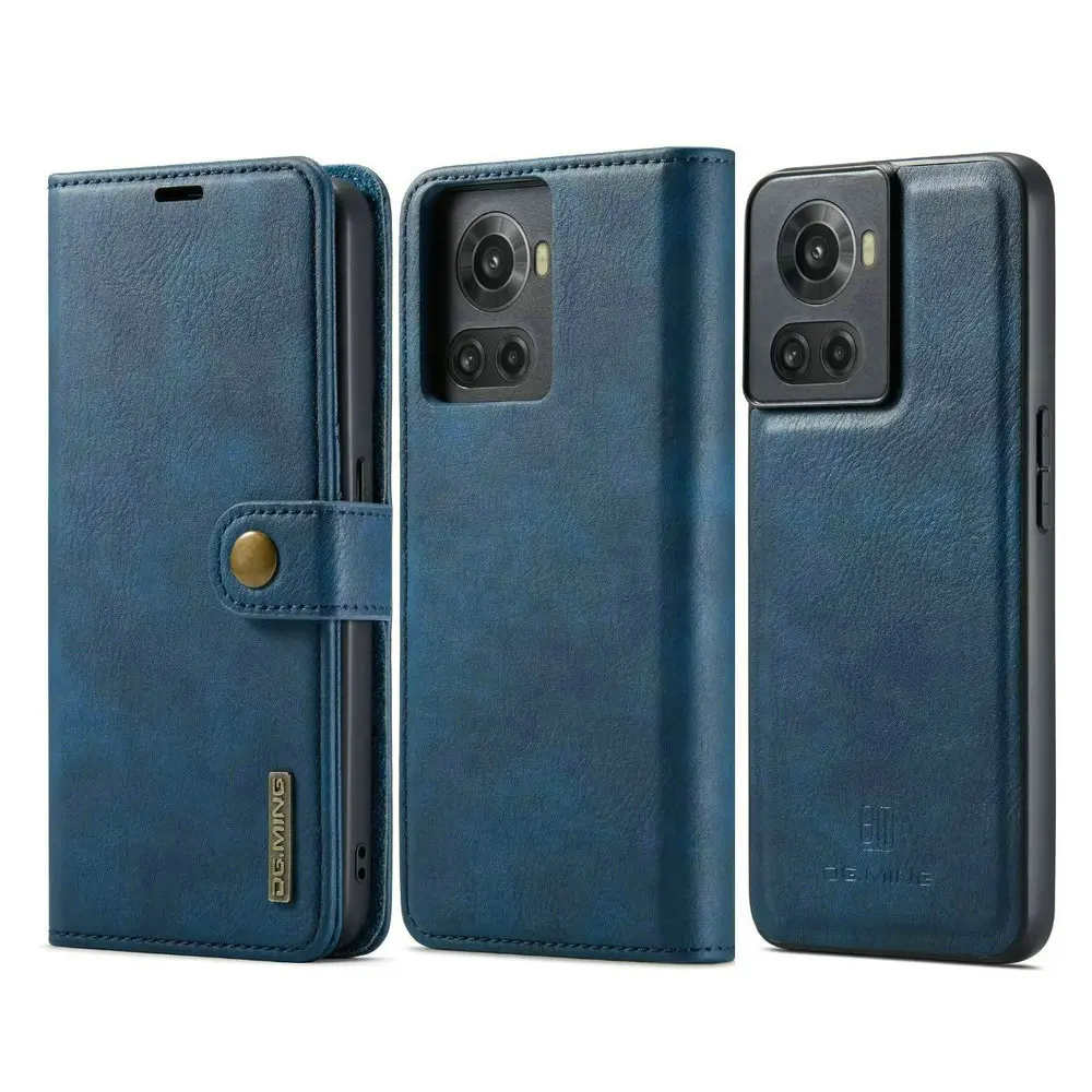 

2 in 1 Flip Case For OnePlus Ace / 10R 5G Leather Detachable Wallet Book Holder Slim Cover One Plus 10R ACE Separable Bags