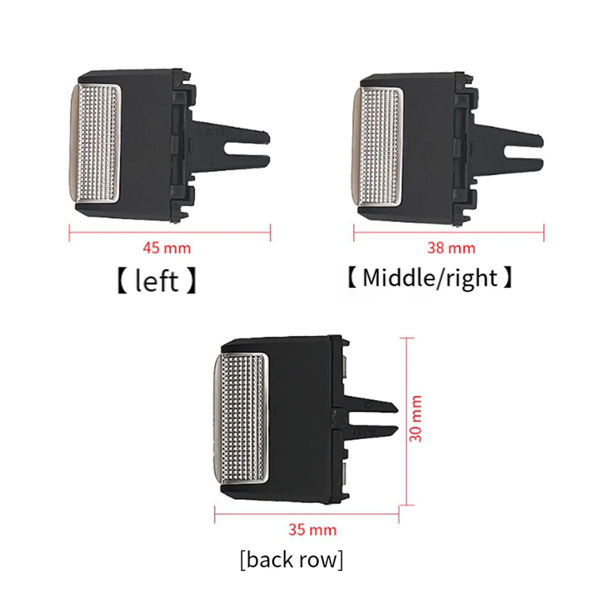 Приборная панель левый зажим для вентиляционного отверстия кондиционера