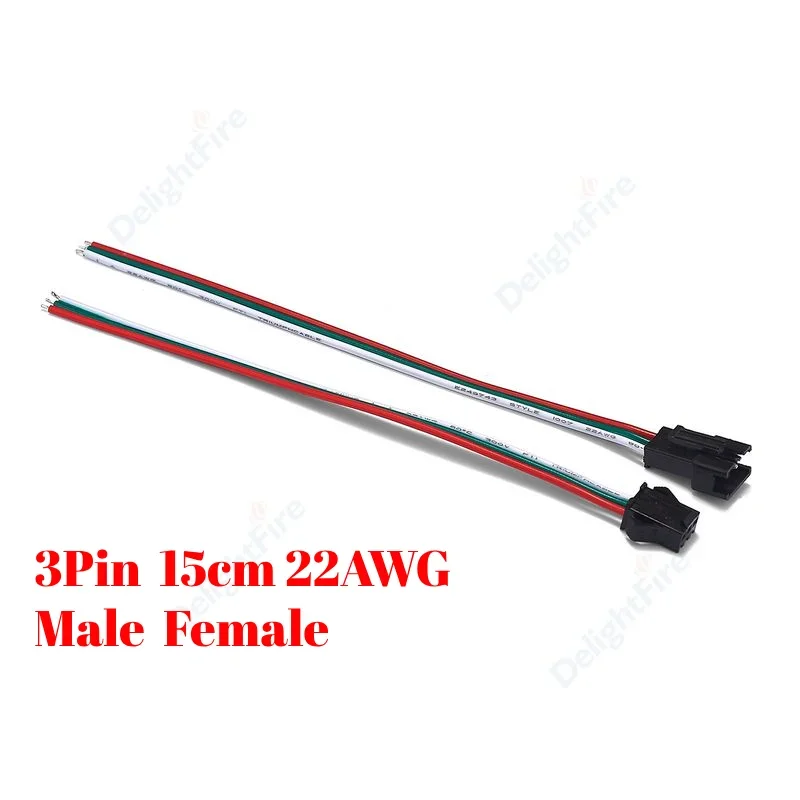 

Разветвитель JST DelightFire 3-контактный 30см 1-3 5V 12V