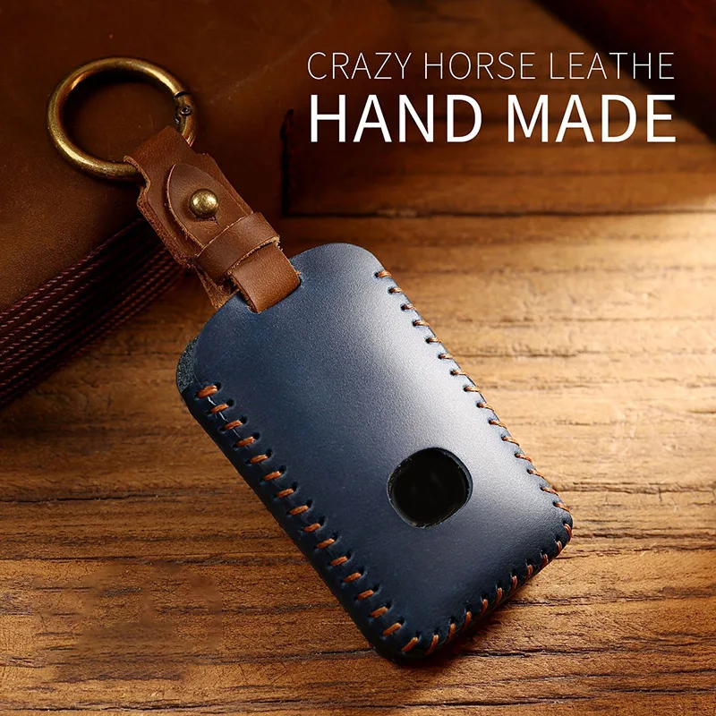 

Genuine Leather Car Key Cover for Mazda Cx5 Cx7 Cx8 Cx9 Cx4 2 6 Demio 3 2020 Cx3 Gh Axela Atezma6 Keychain Case Auto Accessories
