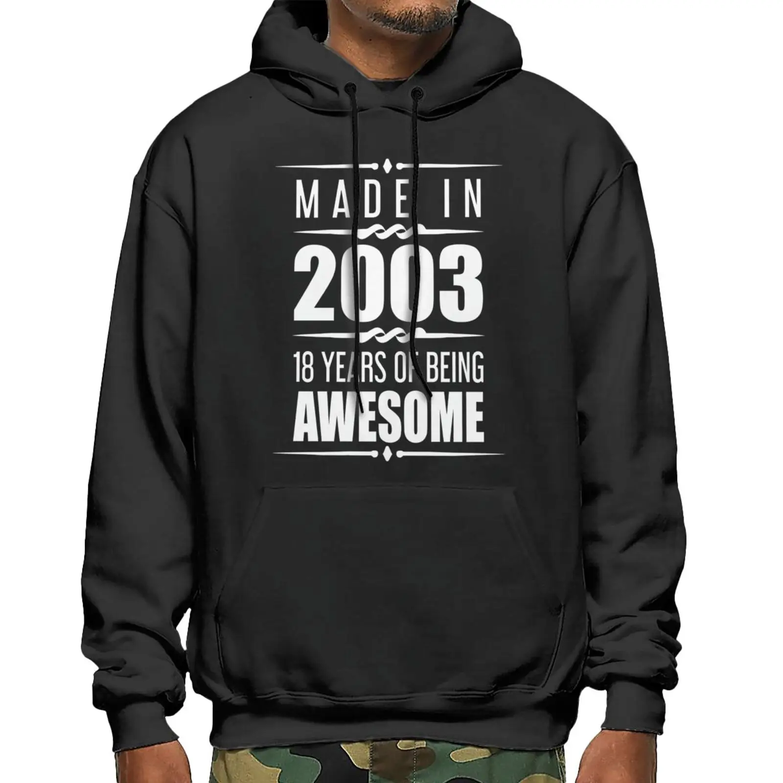 

18Th Birthday Gifts Boys Girls 18 3844 Hoodie Cosplay Branded Men's Clothing Man Sweatshirts Jackets Man Hoodie Men's Clothing