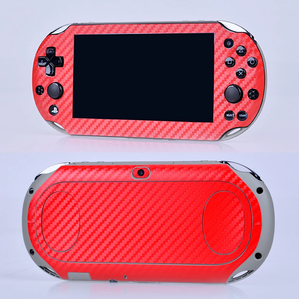 Фото 7 цветов, углеродное волокно, виниловая Защитная Наклейка для Sony PS vita PSV 2000, наклейки PSV2000 №2
