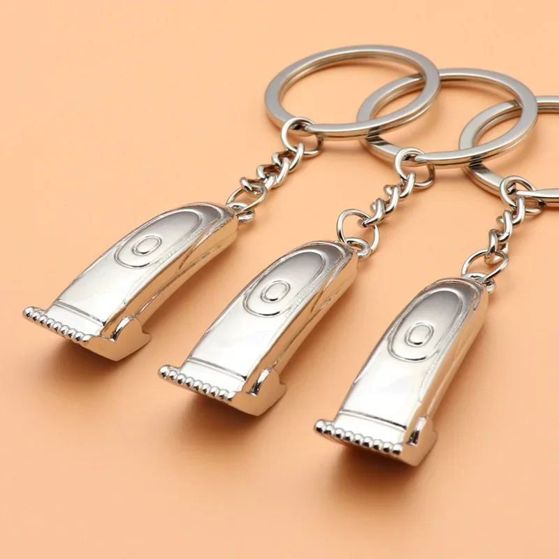 Брелок для ключей креативный мини-брелок парикмахерской стирания стрижки