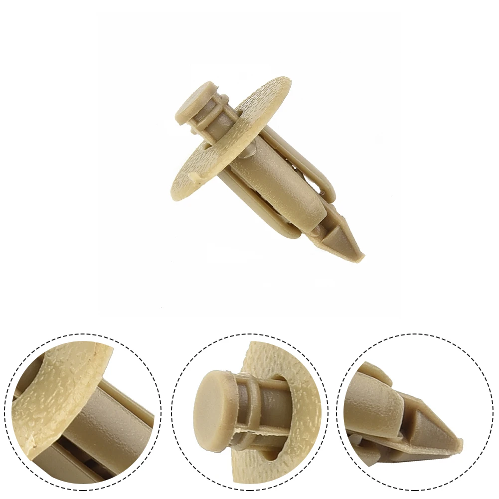 

Part Car Rivets Trim 10pcs Universal 7mm Wheel Arch Accessories​ Bumper Cover Door Fender Hole Panel Brand New