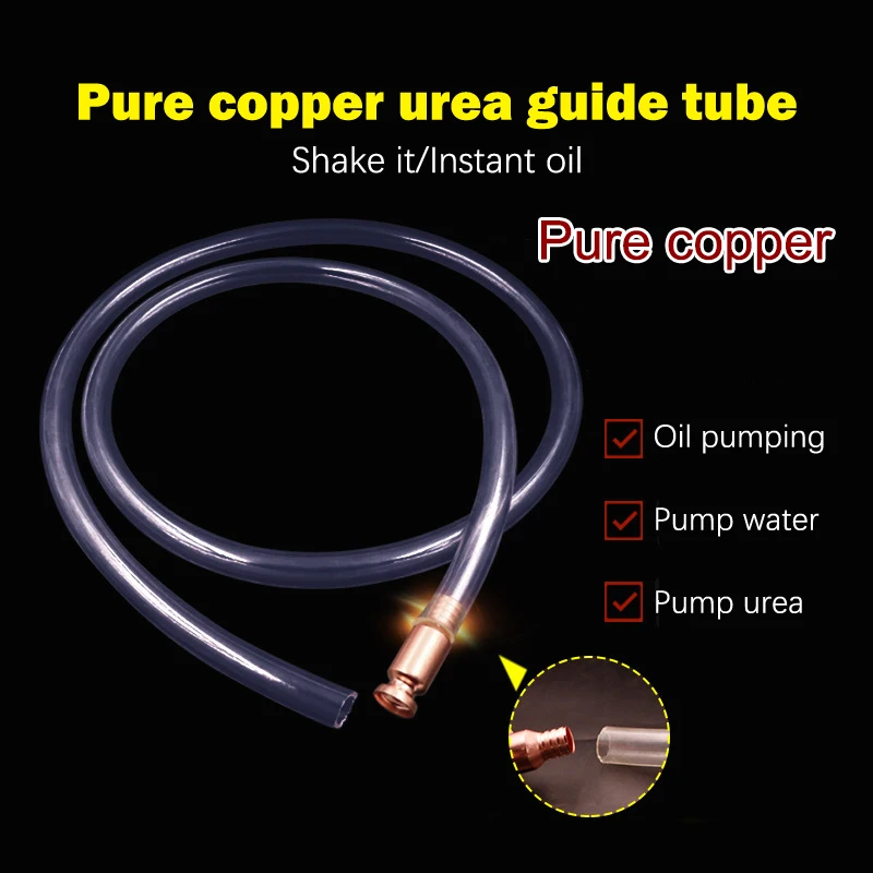 

Self-priming Pumping Oil Pipe Extractor Copper Siphon Filler Pipe Manual Pipe Fittings Siphon Connector Gasoline Water Shaker